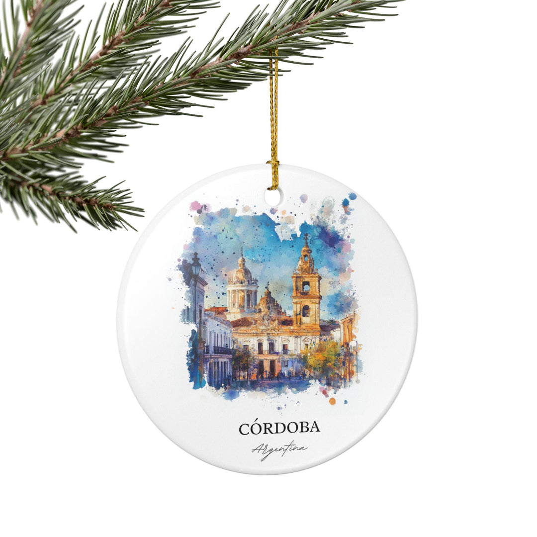 Cordoba Agrentina Ornament: Unique Cordoba Souvenir, Agrentina Xmas Decor, and Authentic Agrentina Gift