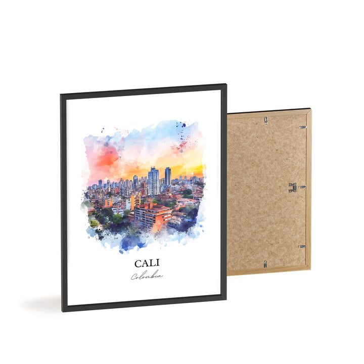 Cali Colombia Wall Art, Bogotá Print, Colombia Watercolor Art, Cali Colombia Gift, Travel Print, Travel Poster, Housewarming Gift