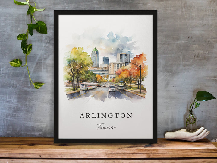 Arlington Wall Art - Texas Print