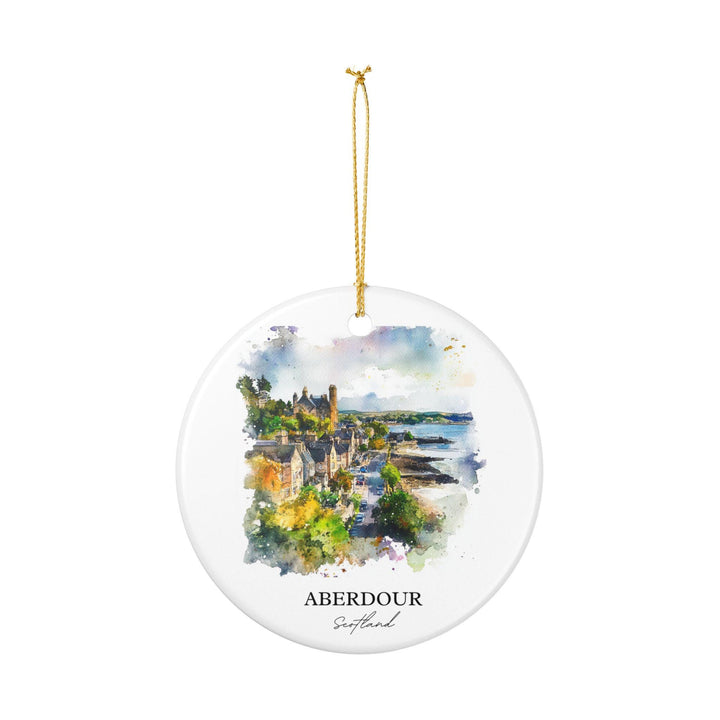 Aberdour Scotland Ornament: Unique Aberdour Souvenir, Aberdour Scotland Xmas Decor, and Authentic Scotland Gift