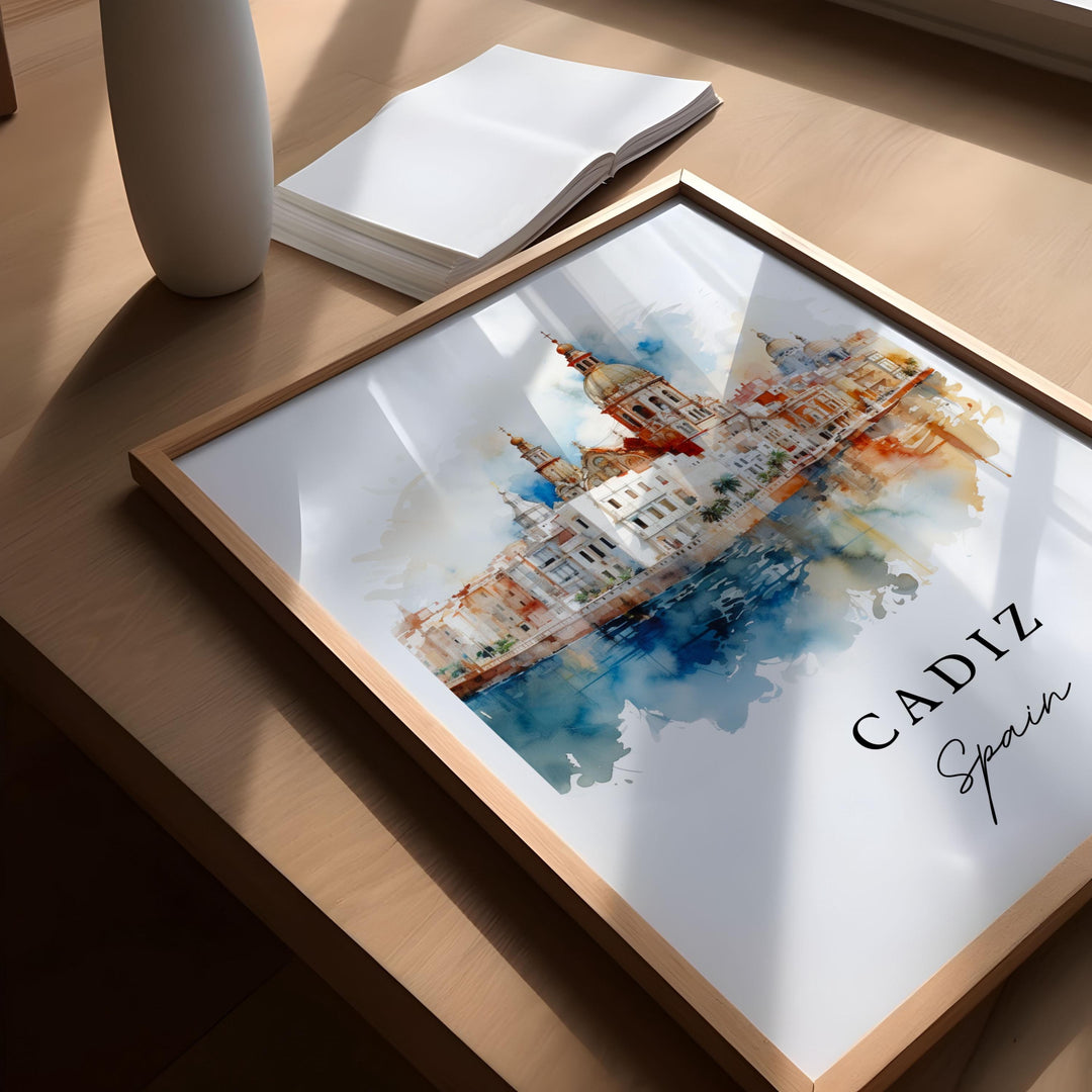 Cadiz Wall Art - Spain Print