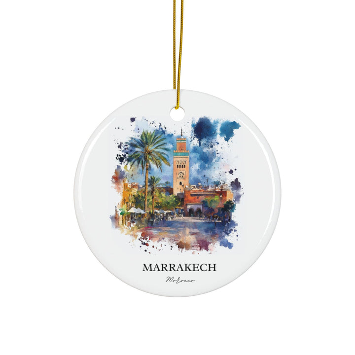 Marrakech Ornament: Unique Marrakech Souvenir, Morocco Xmas Decor, and Authentic Marrakech Morocco Gift