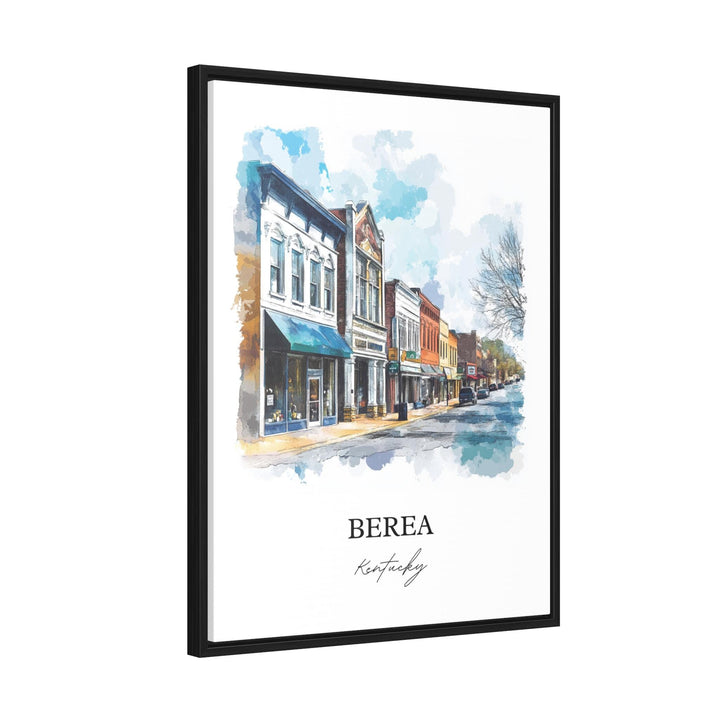 Berea KY Wall Art, Madison County Print, Kentucky Watercolor Art, Berea Kentucky Gift, Travel Print, Travel Poster, Housewarming Gift