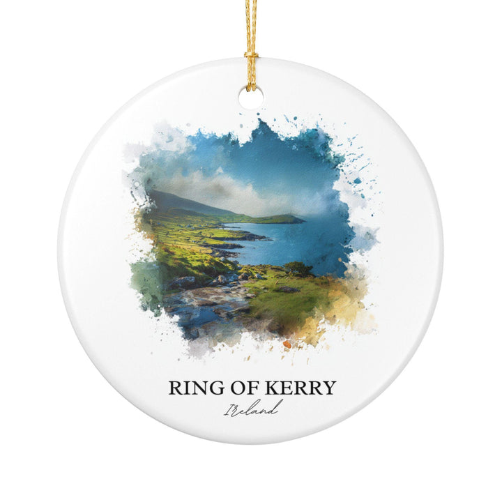Ring of Kerry Ornament: Unique Ring of Kerry Souvenir, Ring of Kerry Xmas Decor, and Authentic Ring of Kerry Ireland Gift
