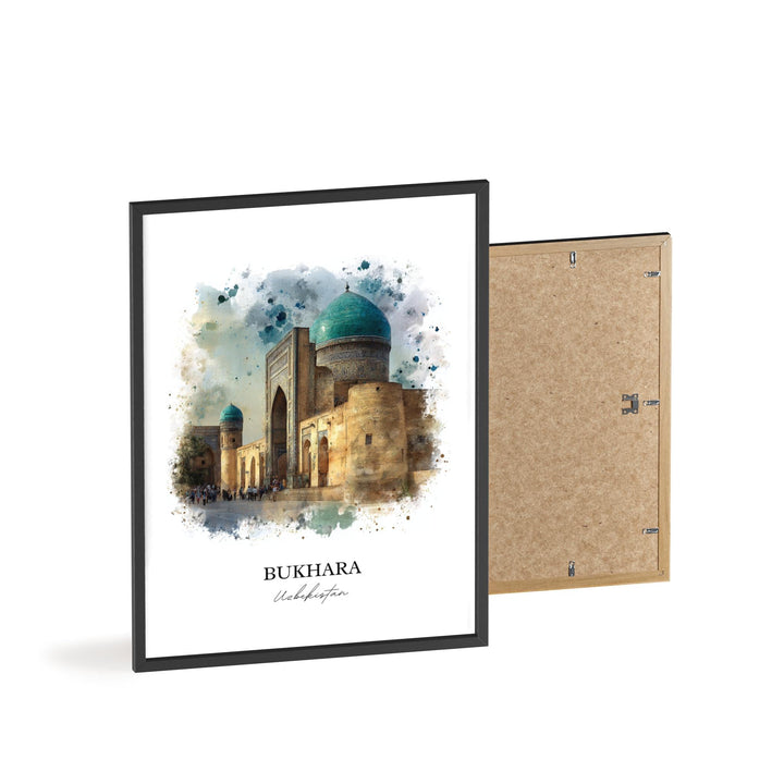 Bukhara, Uzbekistan – Watercolor Art Print