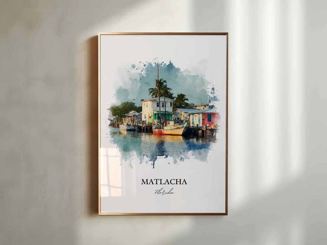 Matlacha, Florida – Watercolor Art Print