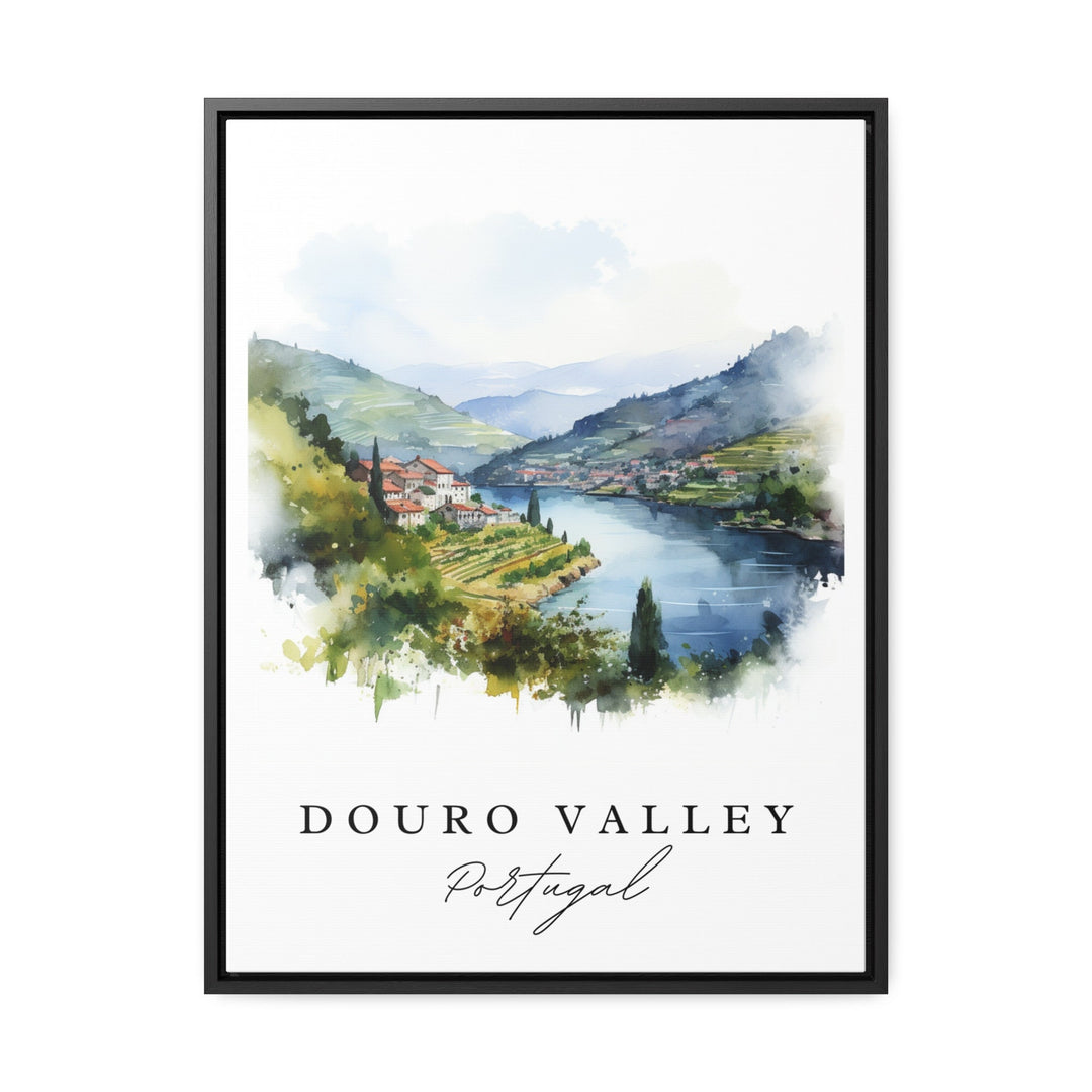 Douro Valley Portugal wall art - Portugal, Douro Valley poster, Douro Valley Wedding gift, Birthday present, Custom Text, Personalized Gift