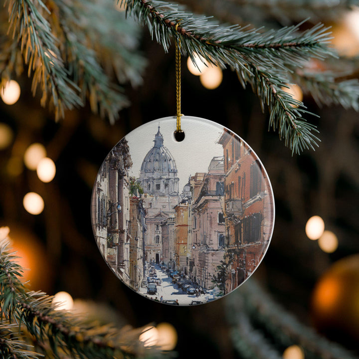 Rome Italy Ornament: Unique Rome Souvenir, Rome Xmas Decor, and Authentic Rome Italia Gift
