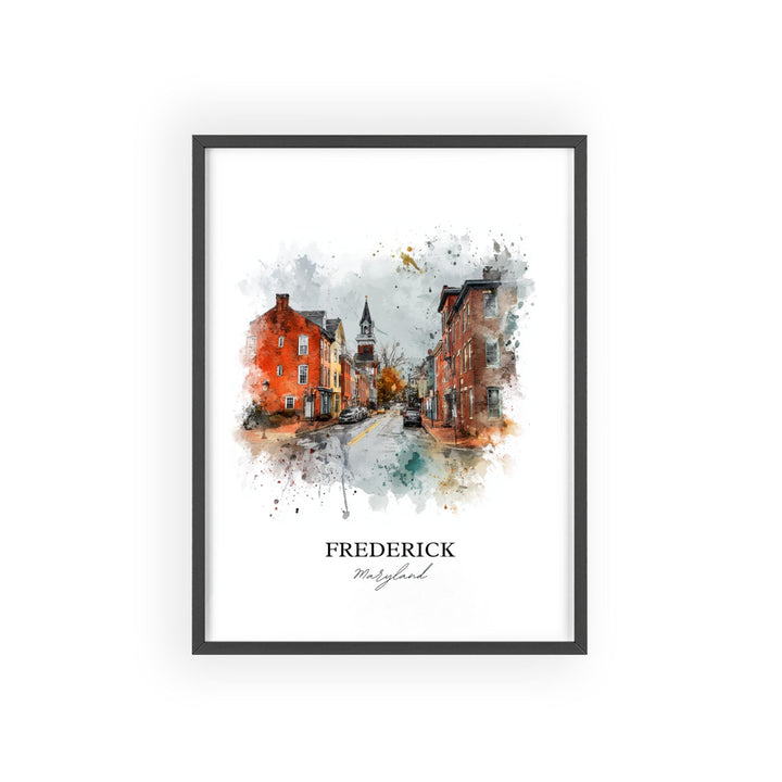 Frederick, Maryland – Watercolor Art Print
