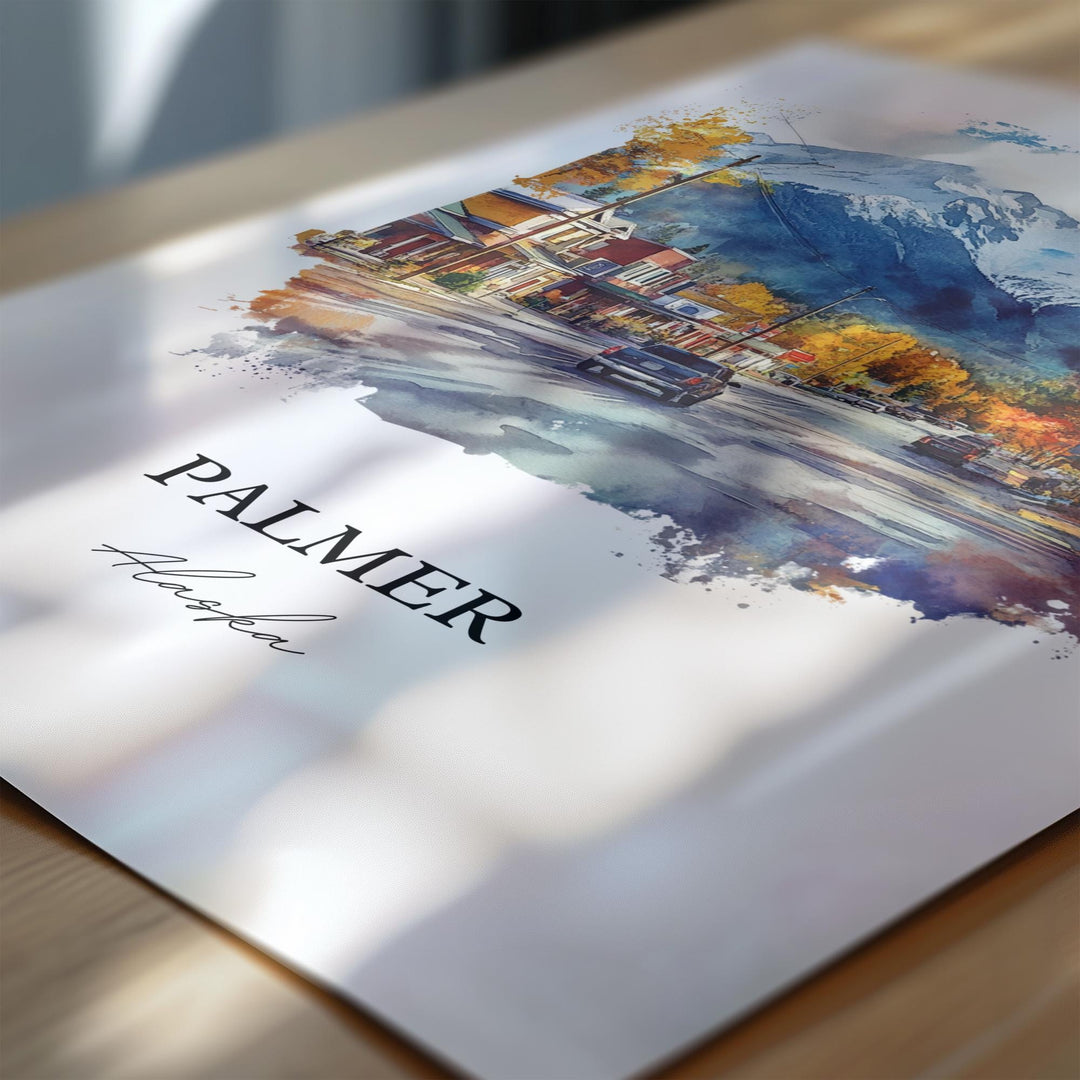 Palmer AK Wall Art - Alaska Print