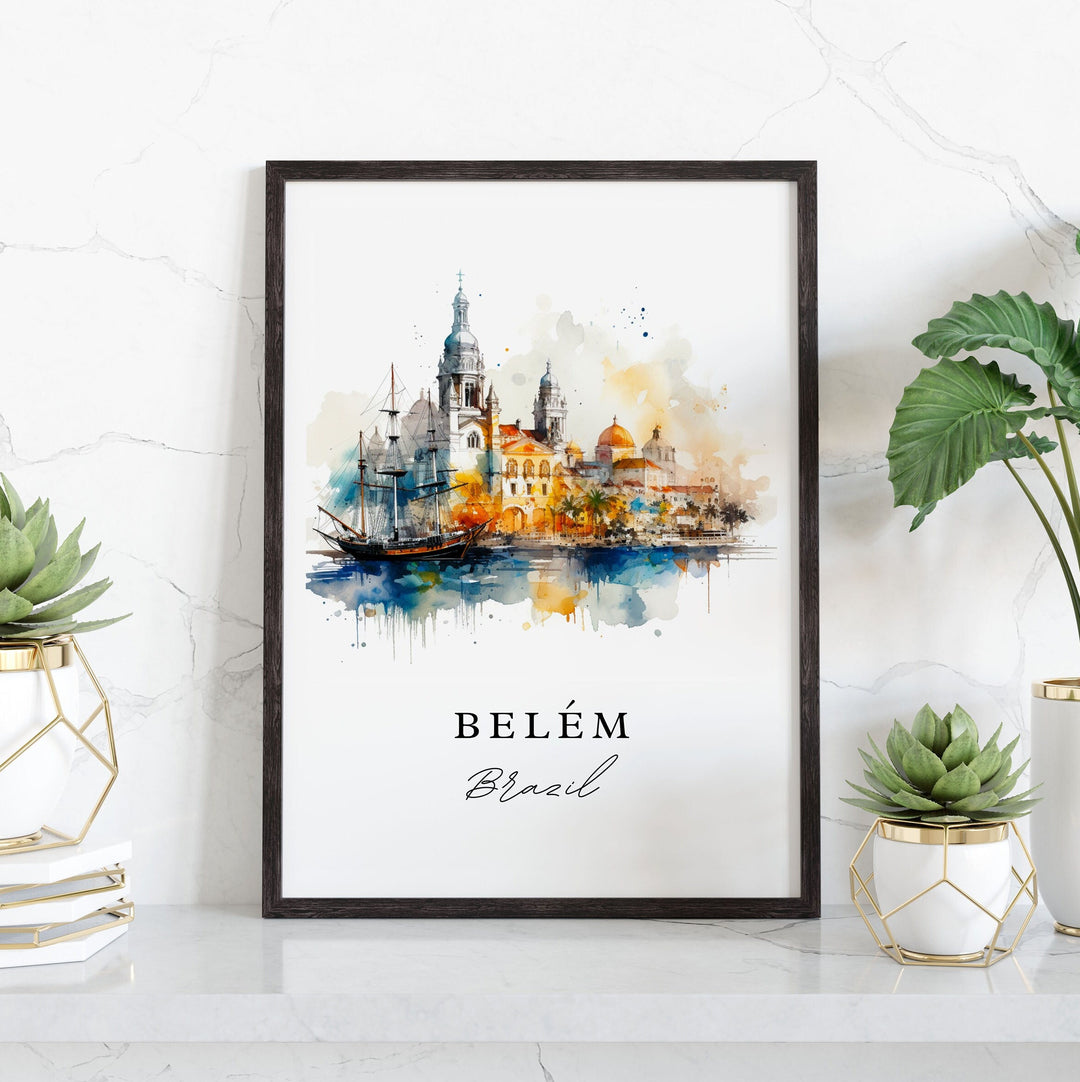 Belem Wall Art - Brazil Print