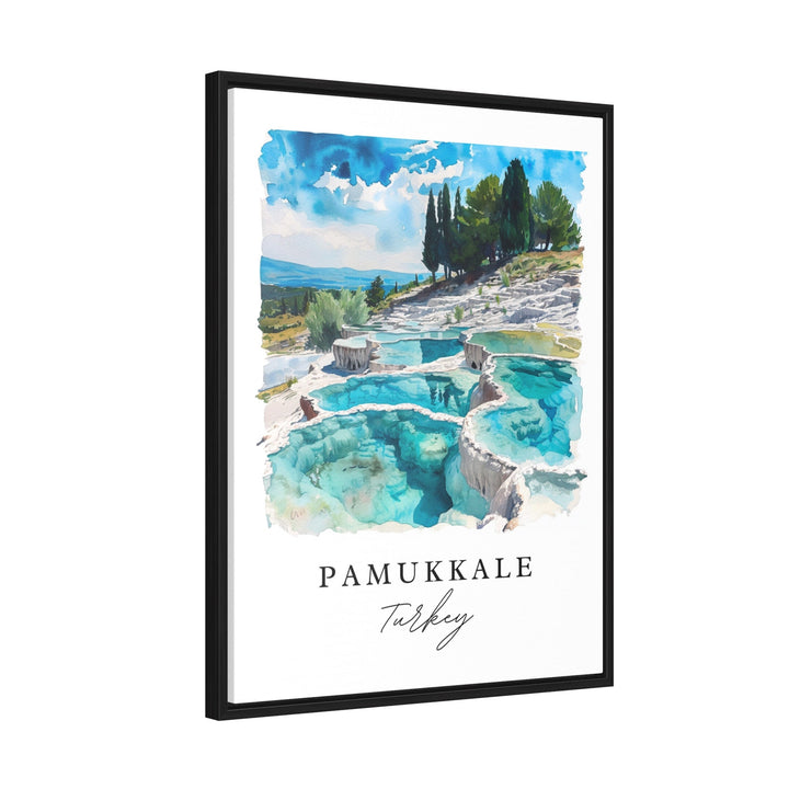 Pamukkale Turkey wall art - Turkey, Pamukkale print, Pamukkale Wedding gift, Birthday present, Custom Text, Perfect Gift