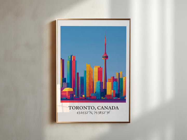 Toronto, Canada – Watercolor Art Print