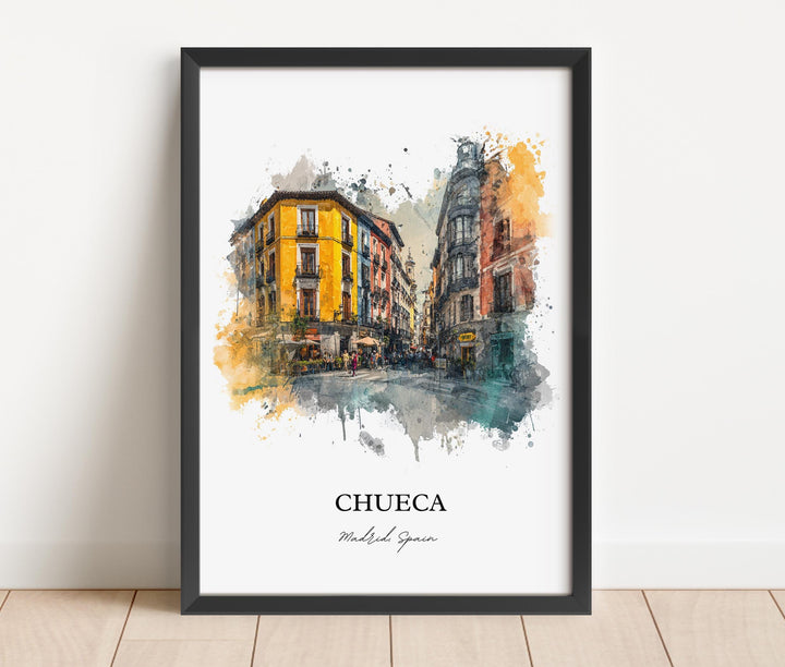 Chueca, Spain – Watercolor Art Print