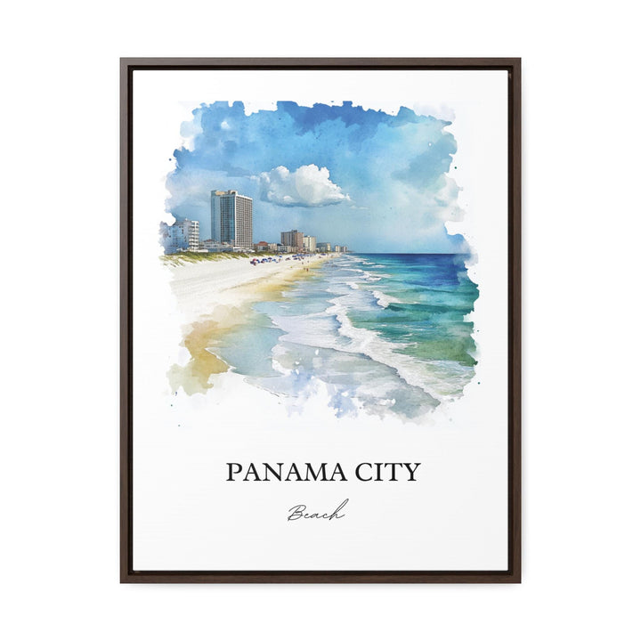 Panama City Beach Wall Art, Florida Beach Print, FL Watercolor, Panama City Beach FL Gift, Travel Print, Travel Poster, Housewarming Gift