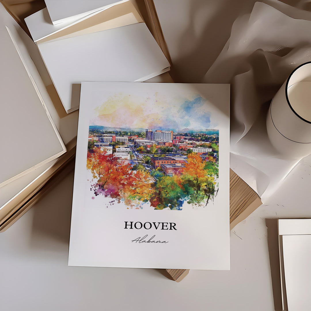Hoover AL Wall Art - Alabama Print