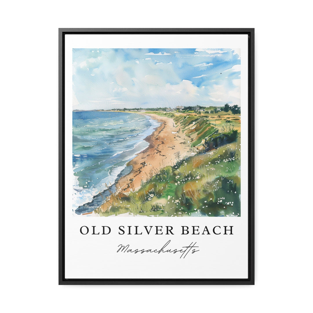 Old Silver Beach Art, Falmouth MA Print, Cape Cod Wall Art, Cape Cod Beach Gift, Travel Print, Travel Poster, Travel Gift, Housewarming Gift