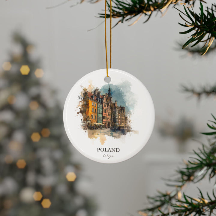 Poland Ornament: Unique Poland Souvenir, Poland Xmas Decor, and Authentic Poland Travel Gift
