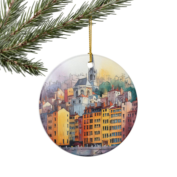 Lyon France Ornament: Unique Lyon Souvenir, Lyon France Xmas Decor, and Authentic Lyon France Gift