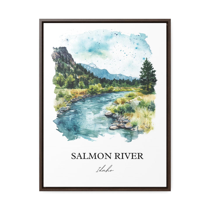 Salmon River ID Wall Art, Sawtooth ID Print, River of No Return Artwork, Salmon River Gift, Travel Print, Travel Poster, Housewarming Gift