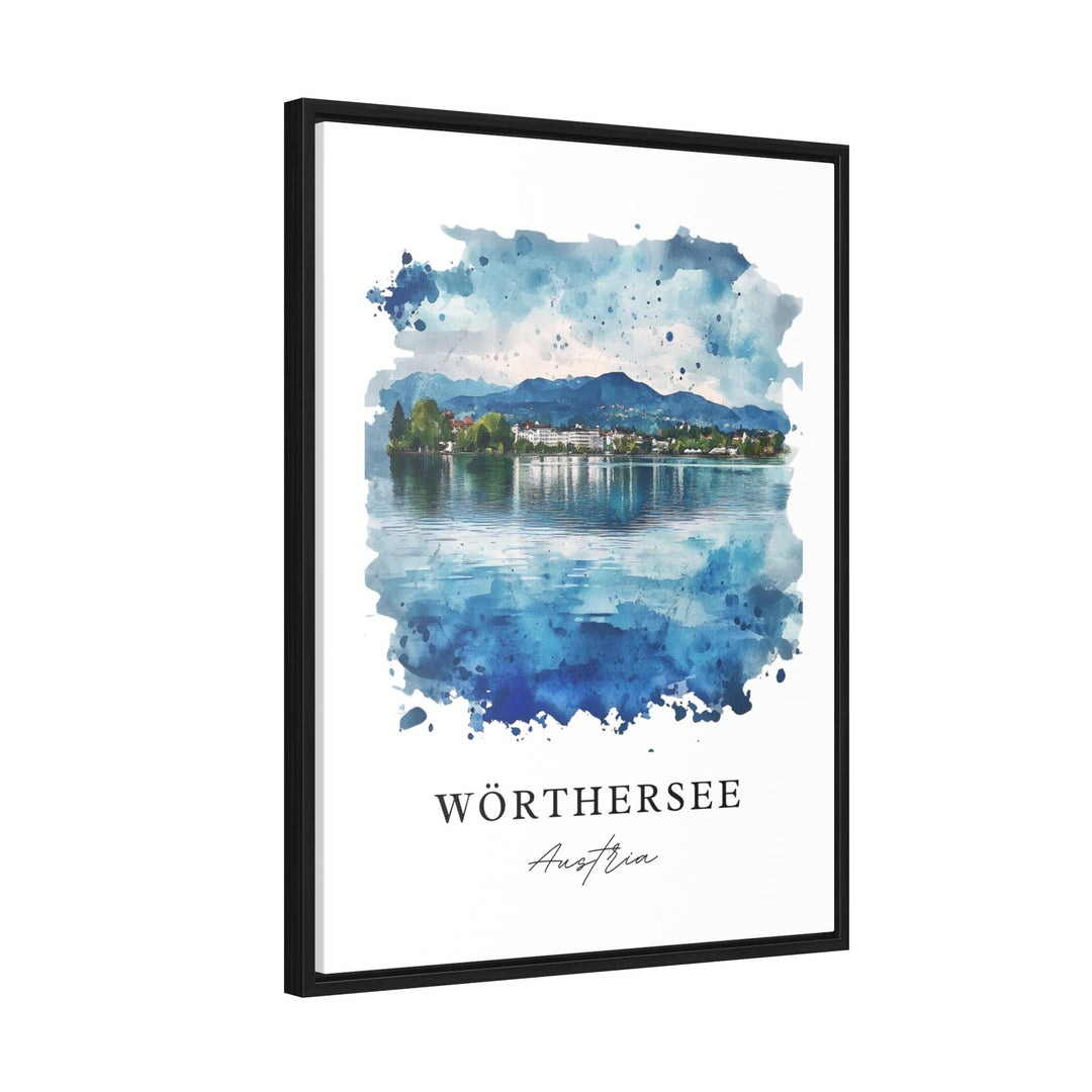 Wörthersee, Austria – Watercolor Art Print