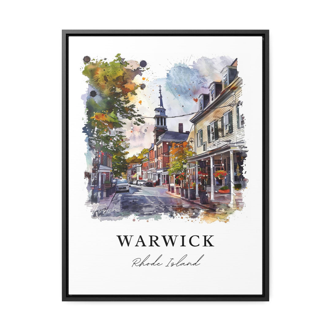 Warwick RI Wall Art, Warwick Print, Warwick Watercolor Art, Warwick Rhode Island Gift,