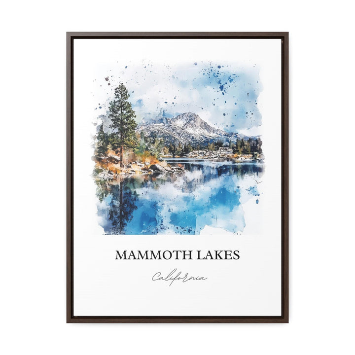 Mammoth Lakes Art, June Mountain Print, Sierra Nevada Watercolor Art, Mammoth Lakes Gift, Travel Print, Travel Poster, Housewarming Gift