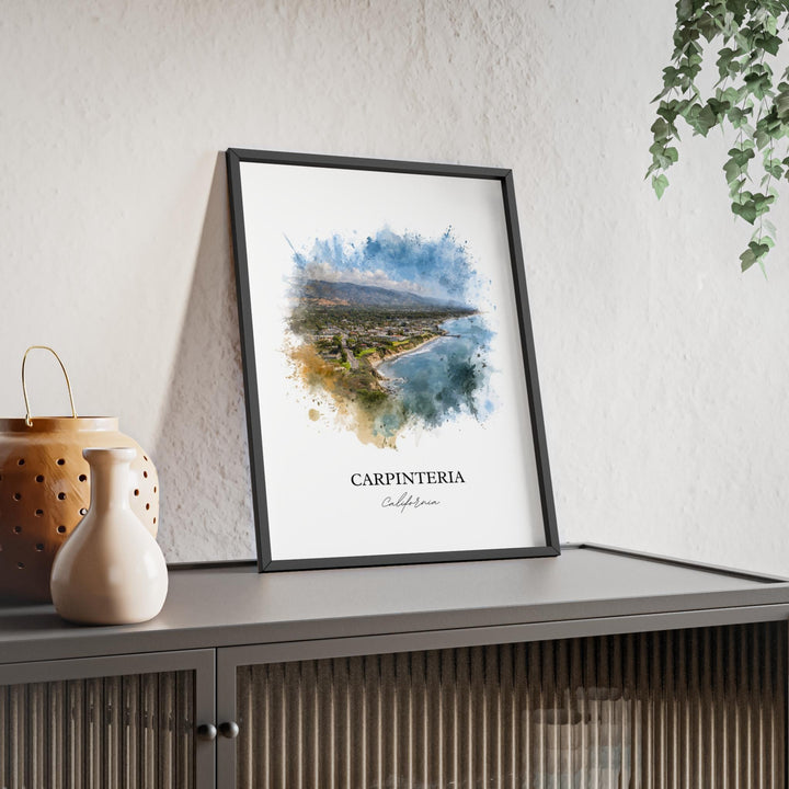 Carpinteria, CA – Watercolor Art Print
