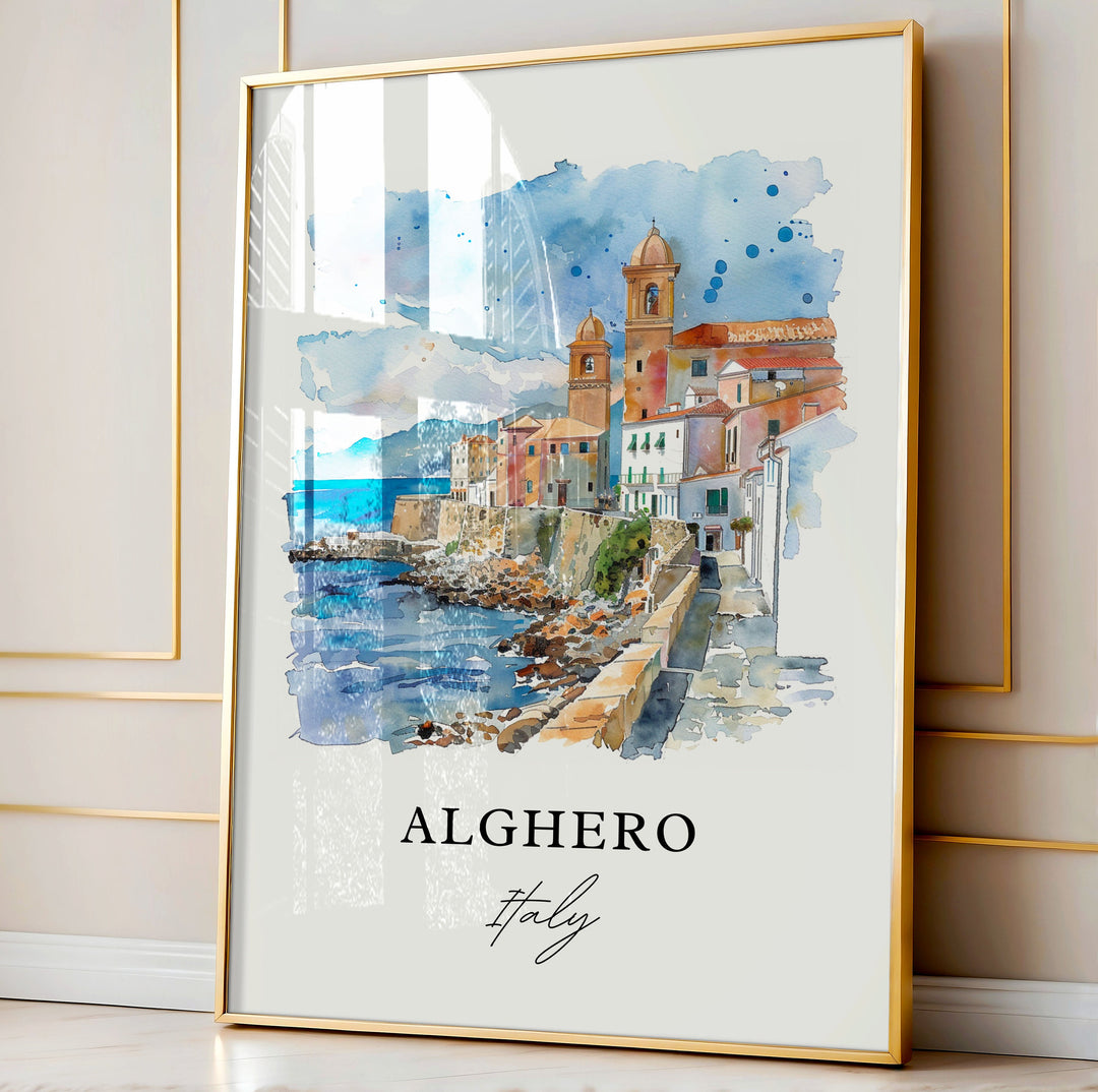 Alghero Wall Art - Italy Print