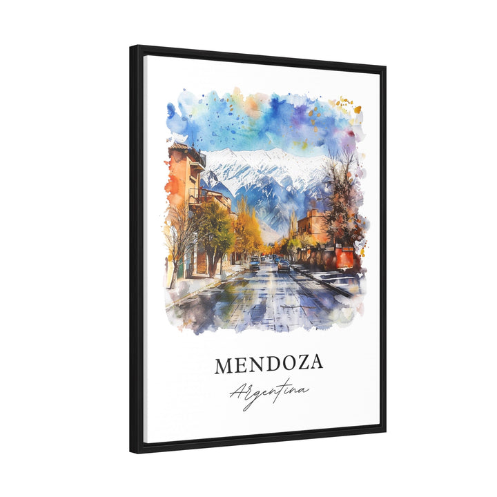 Mendoza Argentina Wall Art, Mendoza Print, Mendoza Watercolor, Mendoza Argentina Gift,