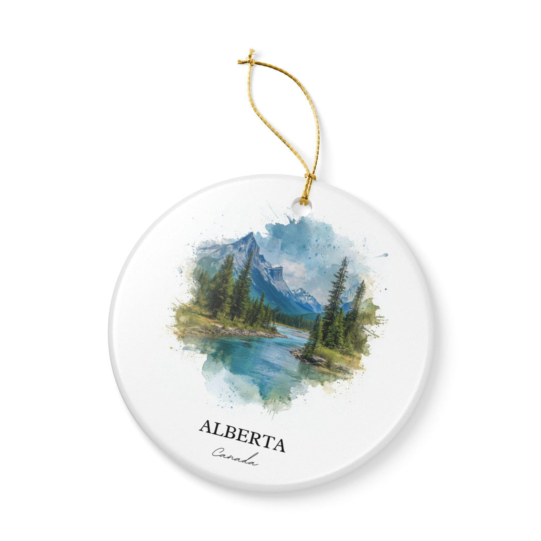 Alberta Canada Ornament: Unique Alberta Souvenir, Alberta Xmas Decor, and Authentic Alberta Canada Gift