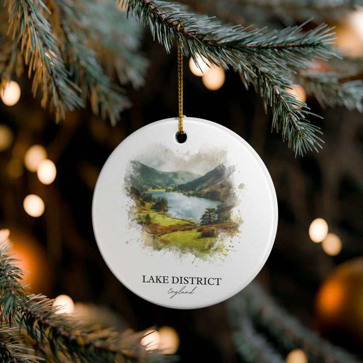 Lake District Ornament: Unique Lake District England Souvenir, Loch Lomond Xmas Decor, and Authentic Lake District UK Gift