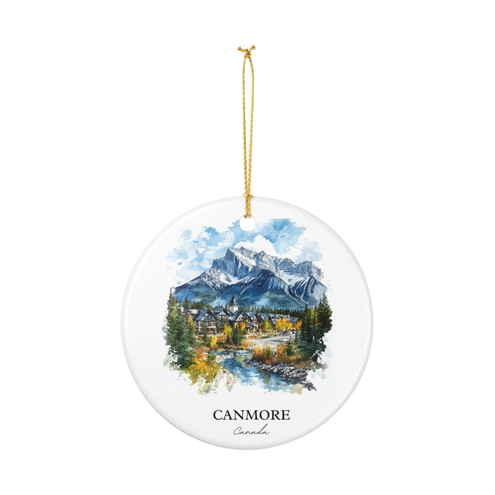 Canmore, Canada Ornament: Unique Canmore Souvenir, Canmore Xmas Decor, and Authentic Canmore Canada Gift