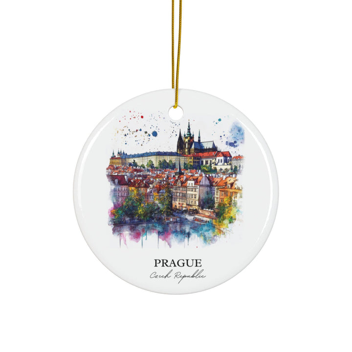 Prague Ornament: Unique Prague Czech Republic Souvenir, Czech Republic Xmas Decor, and Authentic Prague Gift