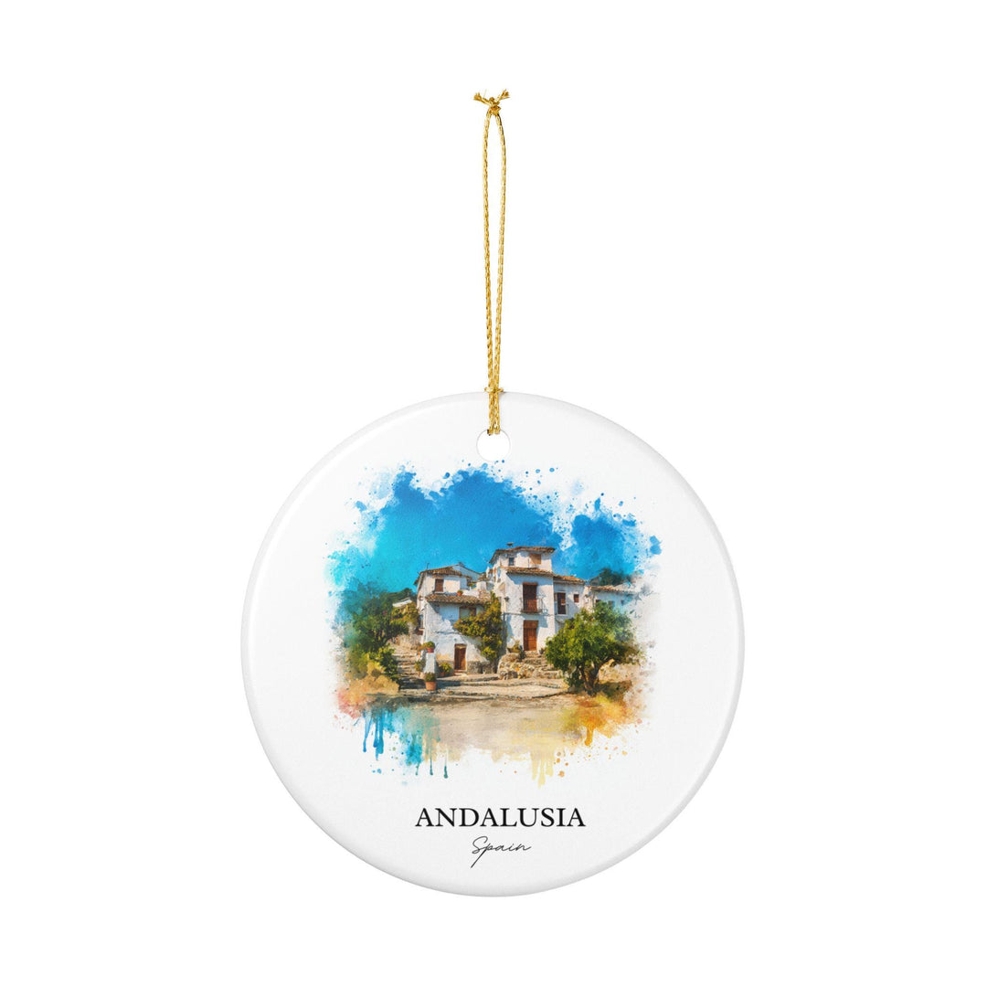 Andalusia Spain Ornament: Unique Andalusia Souvenir, Andalusia Xmas Decor, and Authentic Andalusia Spain Gift