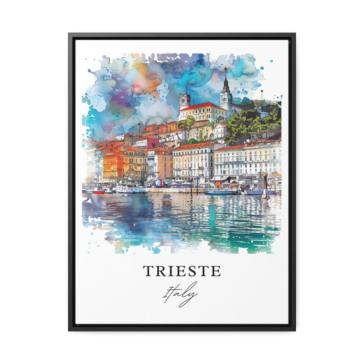 Trieste Italy Wall Art, Trieste Print, Trieste Italy Watercolor, Trieste Italia Gift,