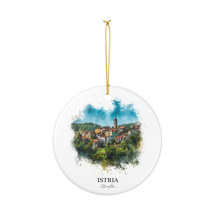 Istria Croatia Ornament: Unique Istria Souvenir, Istria Croatia Xmas Decor, and Authentic Croatia Gift