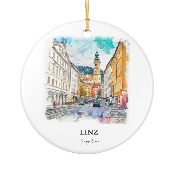 Linz Austria Ornament: Unique Linz Souvenir, Linz Austria Xmas Decor, and Authentic Austria Gift
