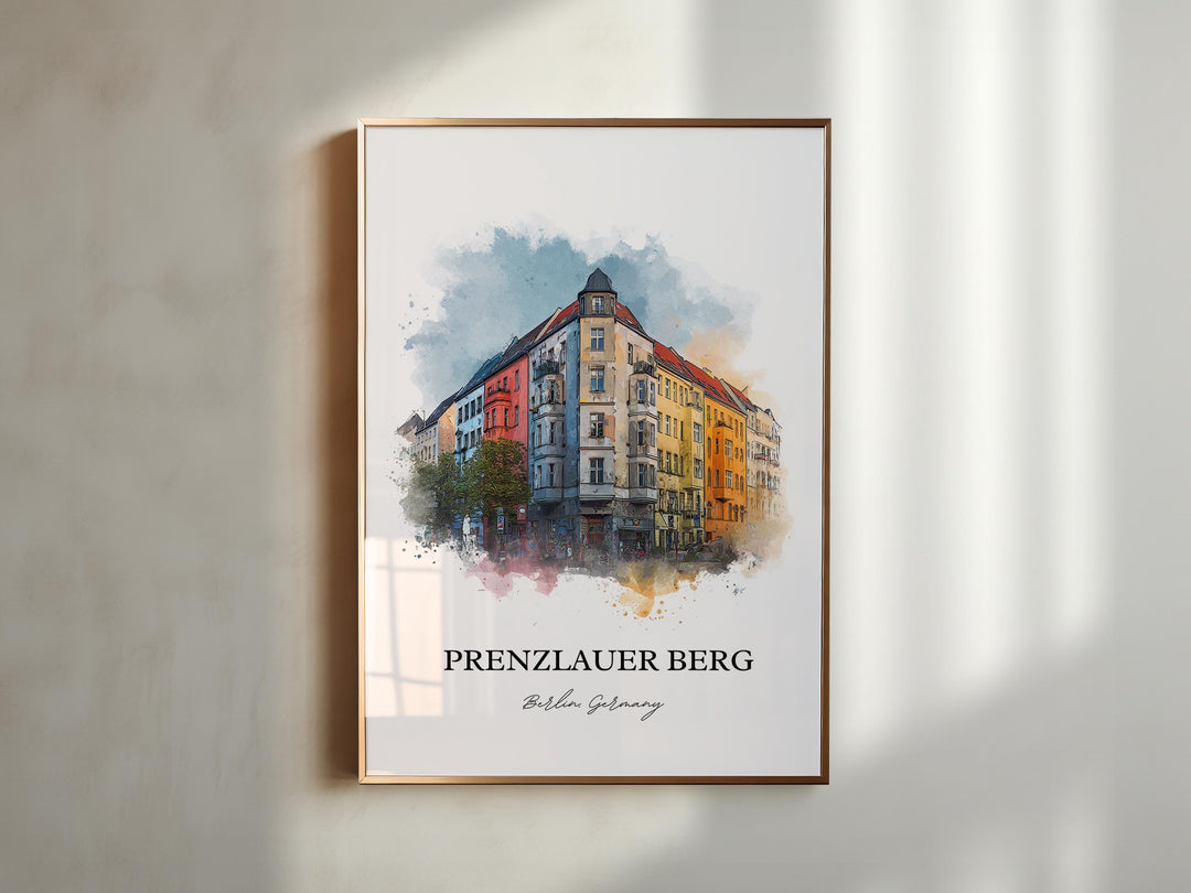 Prenzlauer Berg, Germany – Watercolor Art Print