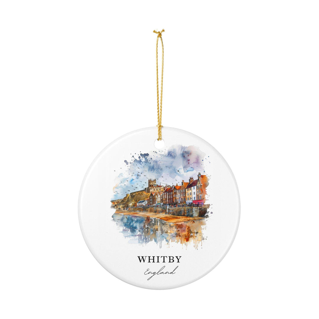 Whitby England Ornament: Unique Whitby Souvenir, Whitby England Xmas Decor, and Authentic Whitby England Gift