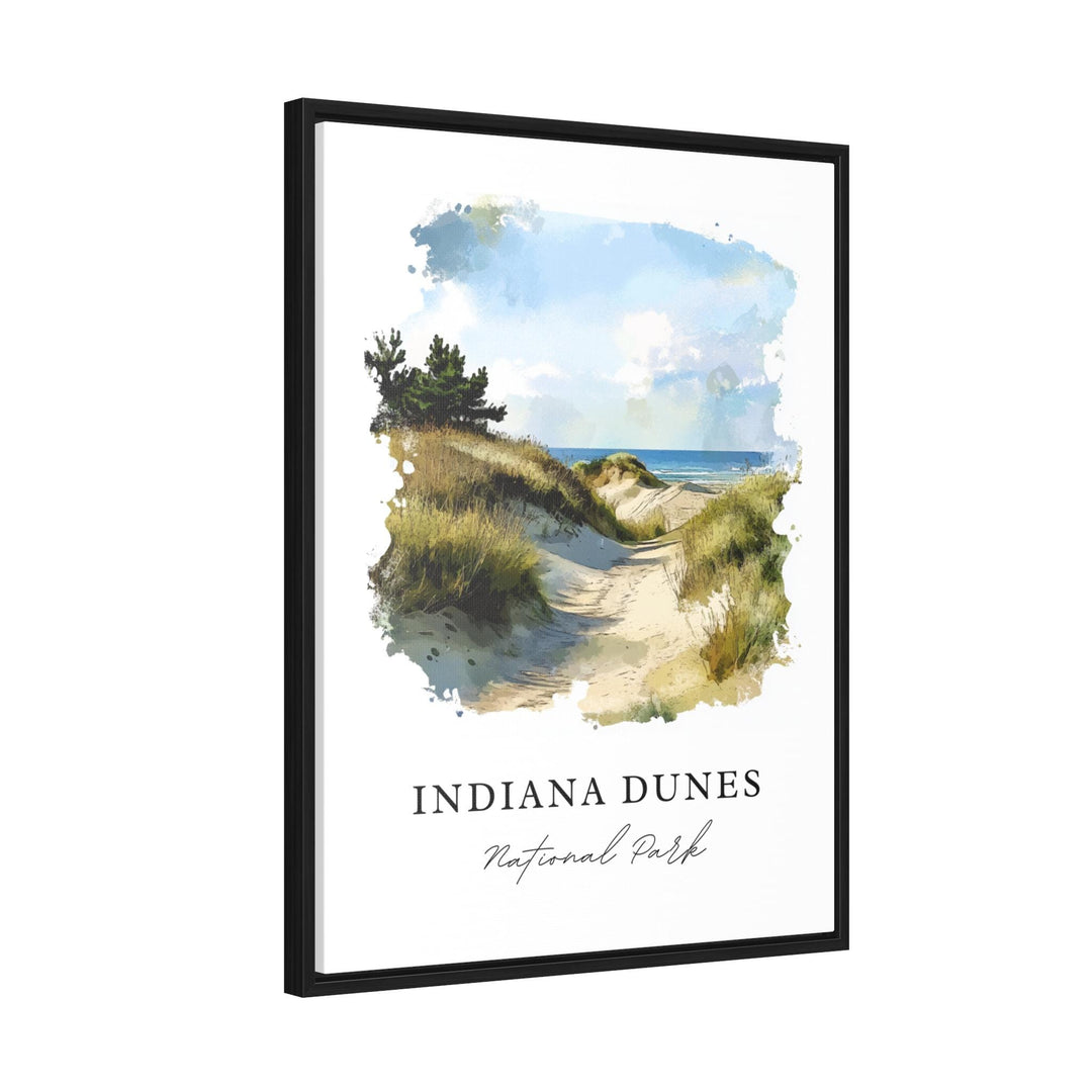 Indiana Dunes Wall Art, Indiana Dunes Print, Indiana Dunes Watercolor, Chesterton IN Gift,