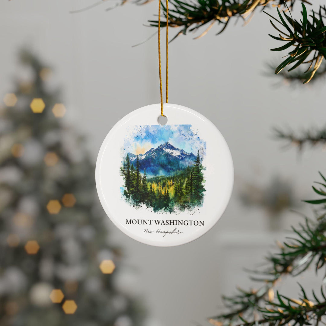 Mount Washington Ornament: Unique Mt Washington Souvenir, New Hampshire Xmas Decor, and Authentic Mount Washington NH Gift