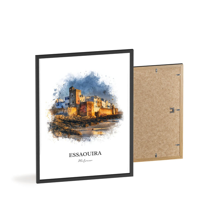 Essaouira, Morocco – Watercolor Art Print