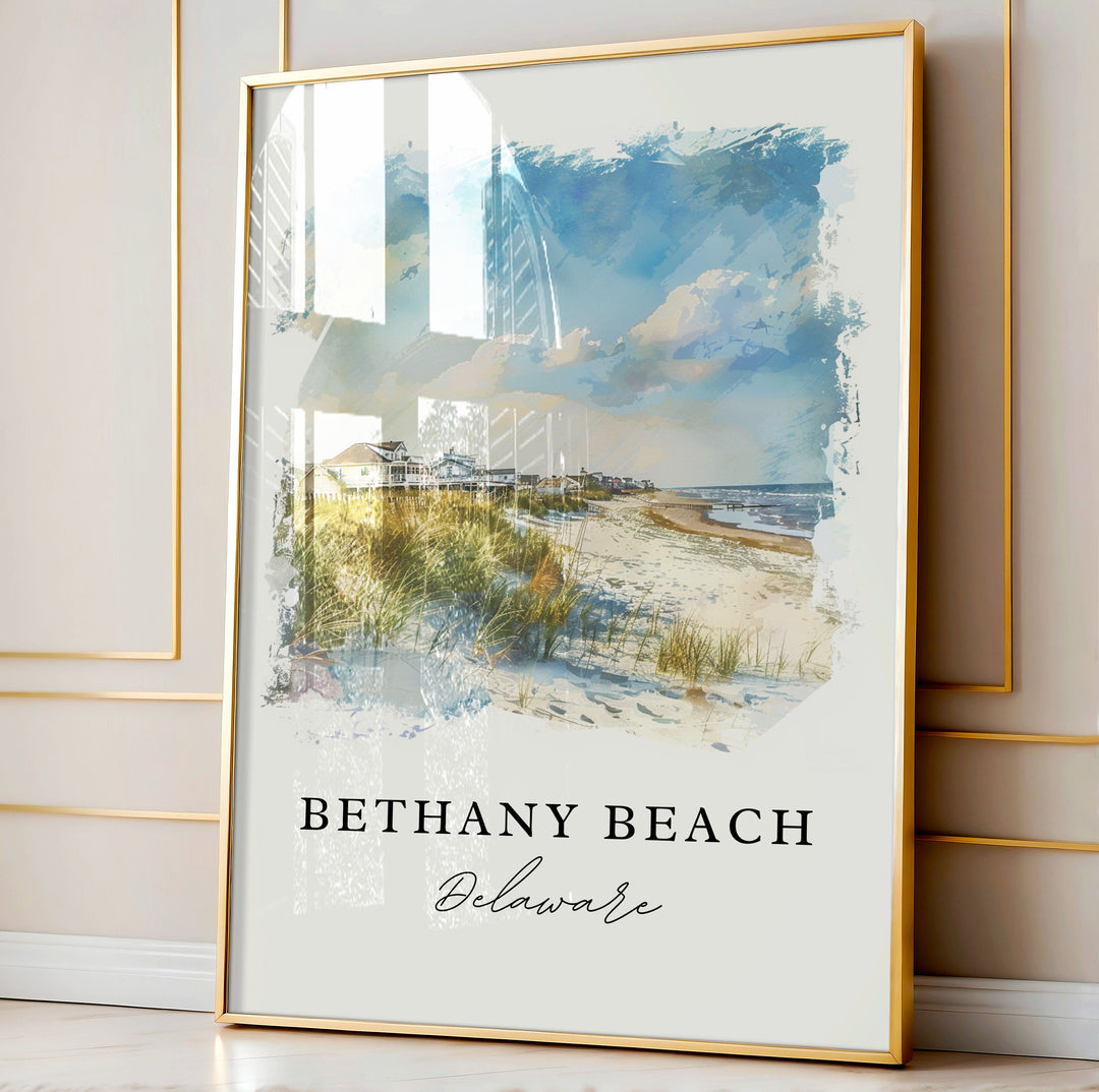 Bethany Beach Wall Art - Delaware Print