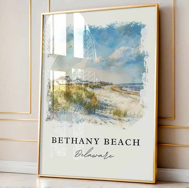 Bethany Beach Wall Art - Delaware Print