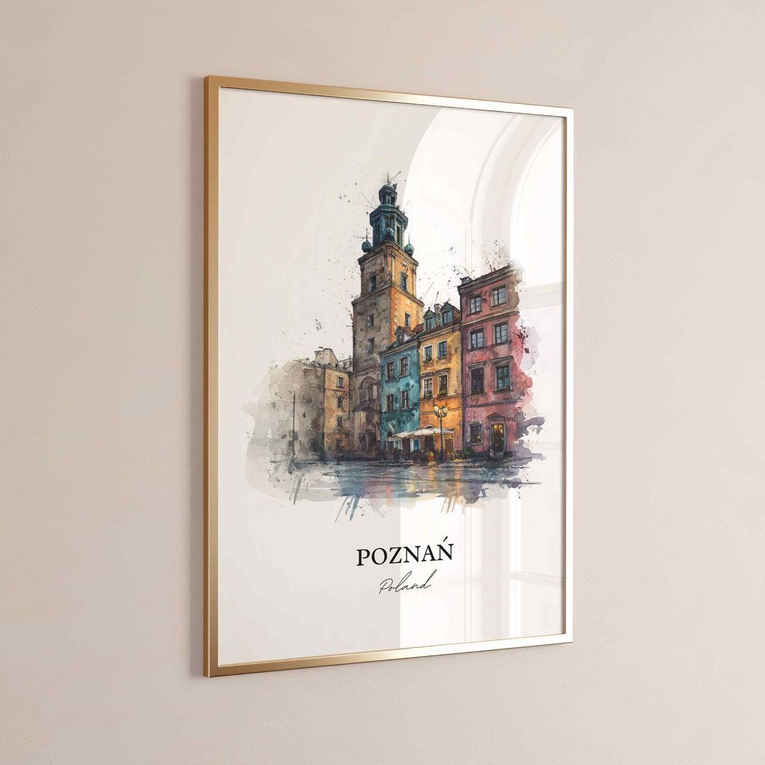 Poznan, Poland – Watercolor Art Print
