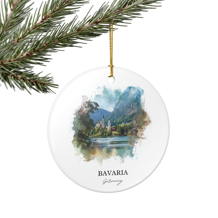 Bavaria Germany Ornament: Unique Bavaria Souvenir, Bavaria Region Xmas Decor, and Authentic Bavaria Germany Gift