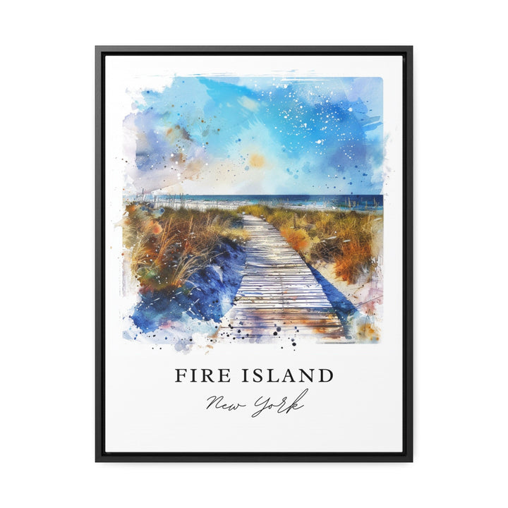 Fire Island Art Print, Long Island NY Print, Fire Island Wall Art, NY Gift, Travel Print, Travel Poster, Travel Gift, Housewarming Gift