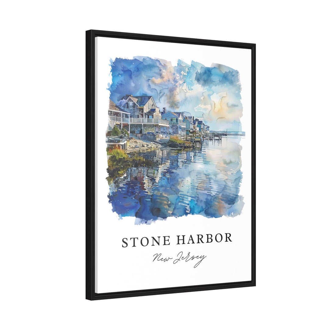 Stone Harbor NJ Art, Stone Harbor Print, Jersey Shore Art, Stone Harbor Gift, Travel Print, Travel Poster, Travel Gift, Housewarming Gift