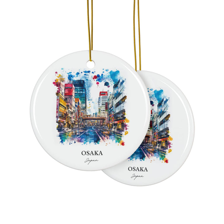 Osaka Japan Ornament: Unique Osaka Souvenir, Osaka Xmas Decor, and Authentic Osaka Japan Gift